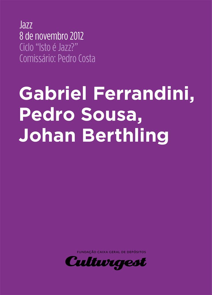 Ferrandini Sousa Berthling concert program