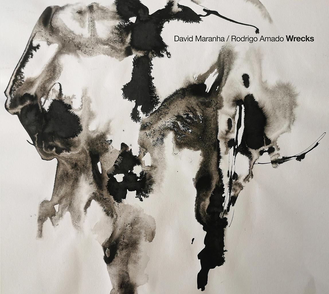 David Maranha & Rodrigo Amado "Wrecks" CD cover by Isabela Abate